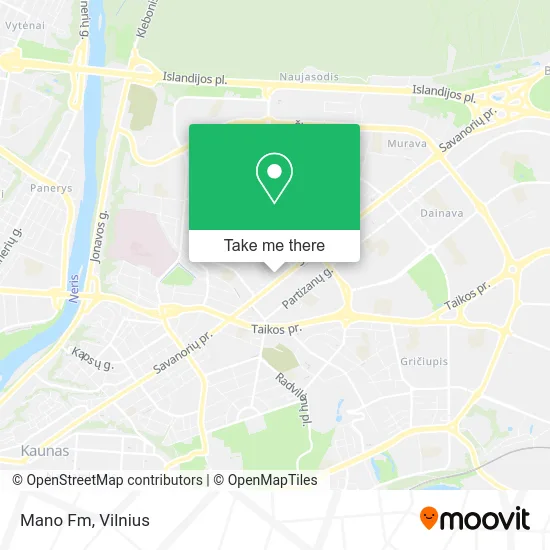 Карта Mano Fm