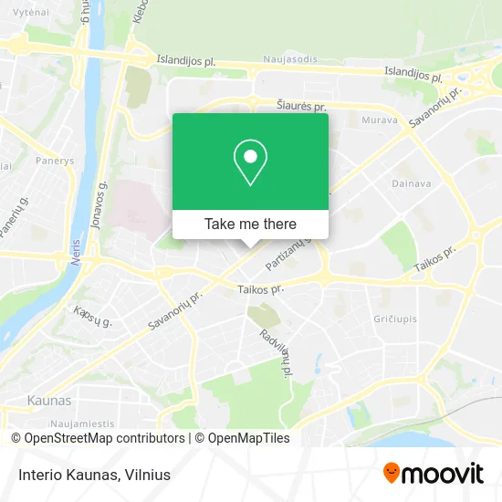 Карта Interio Kaunas