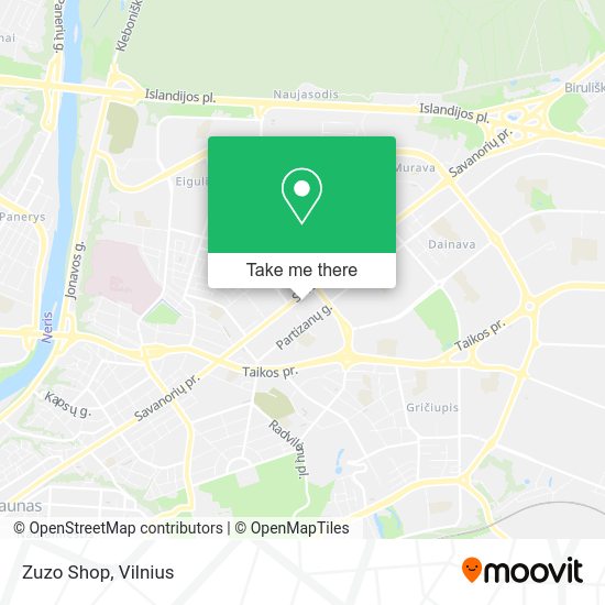 Карта Zuzo Shop