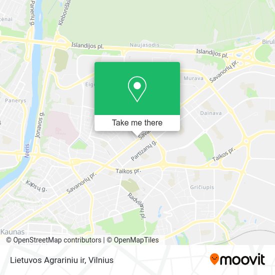 Карта Lietuvos Agrariniu ir
