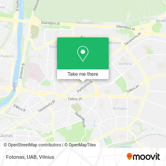 Карта Fotonas, UAB