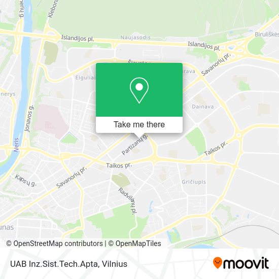 Карта UAB Inz.Sist.Tech.Apta