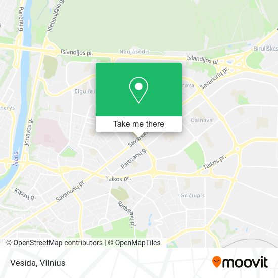 Карта Vesida