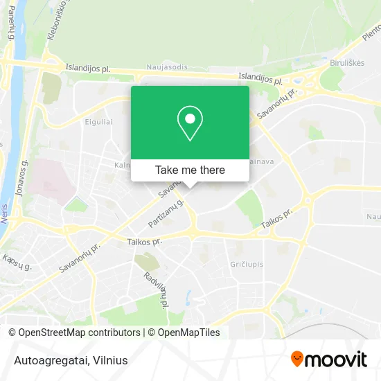 Карта Autoagregatai