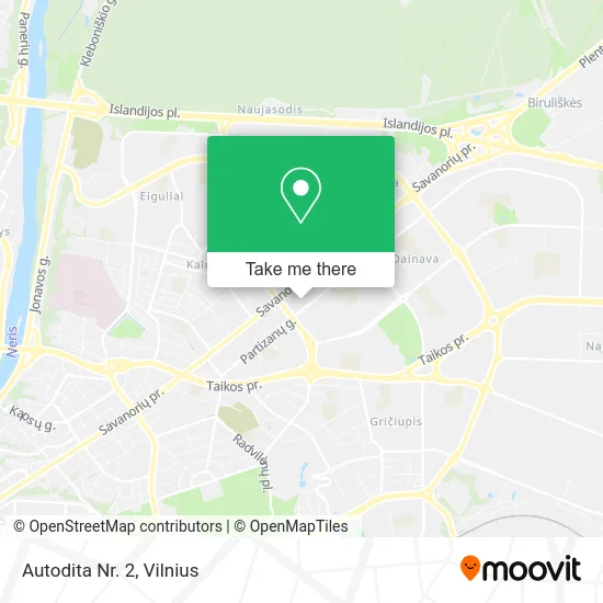 Карта Autodita Nr. 2