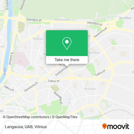 Карта Langausa, UAB
