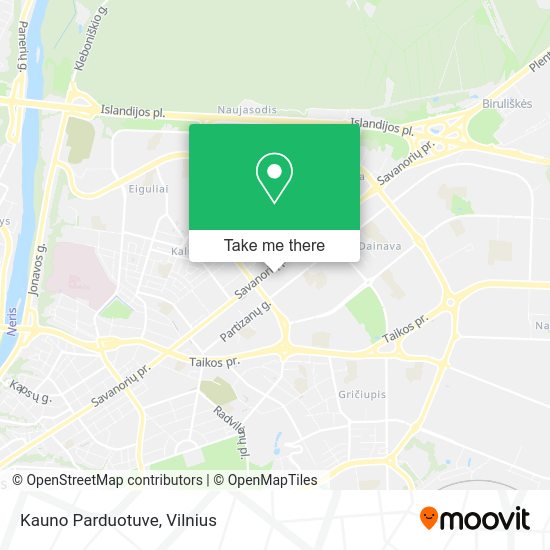 Карта Kauno Parduotuve