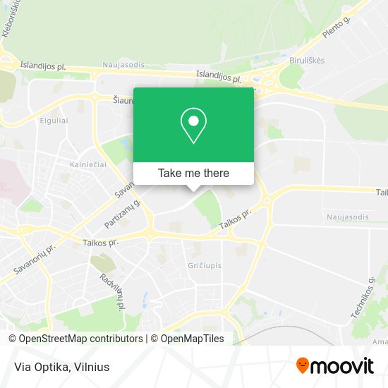 Карта Via Optika