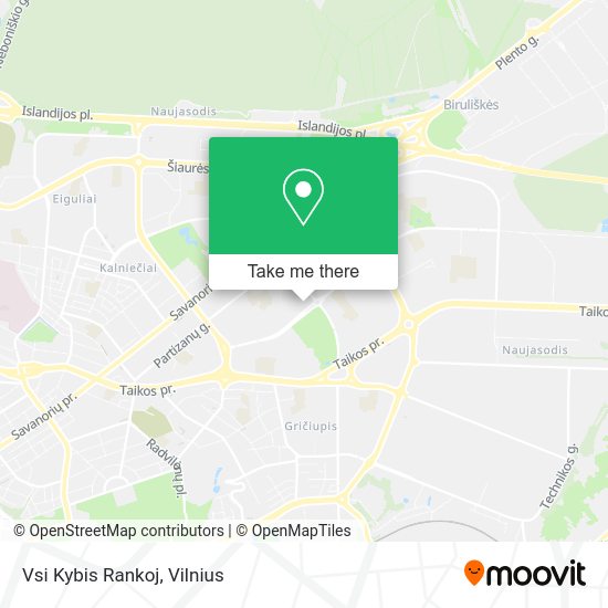 Карта Vsi Kybis Rankoj