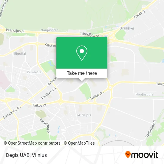 Карта Degis UAB