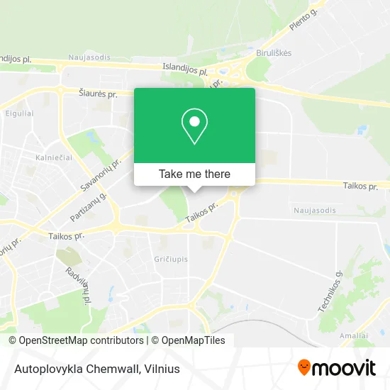 Карта Autoplovykla Chemwall