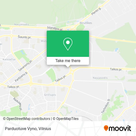 Карта Parduotuve Vyno