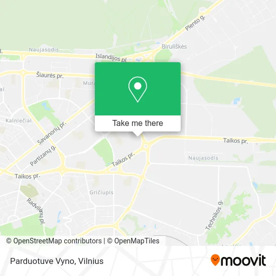 Карта Parduotuve Vyno