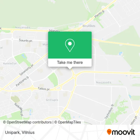 Unipark map