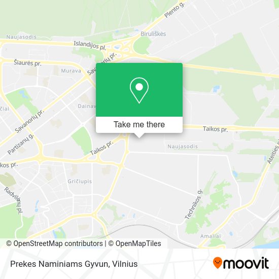 Карта Prekes Naminiams Gyvun