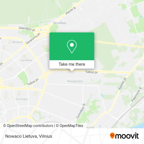 Карта Nowaco Lietuva
