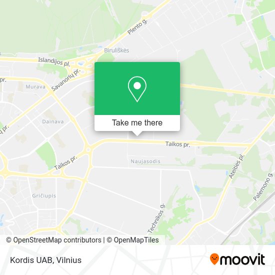 Карта Kordis UAB
