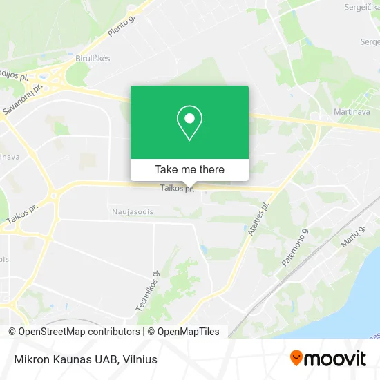 Карта Mikron Kaunas UAB