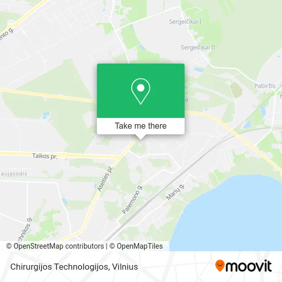 Карта Chirurgijos Technologijos