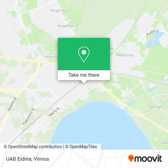 Карта UAB Eidina