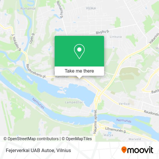 Карта Fejerverkai UAB Autoe