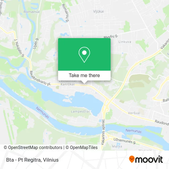 Карта Bta - Pt Regitra