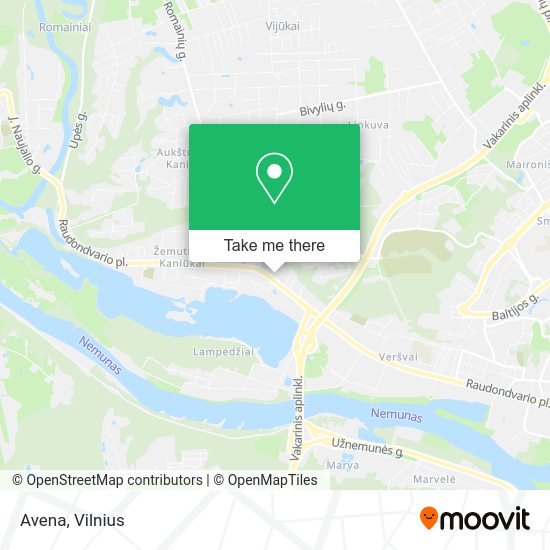 Карта Avena