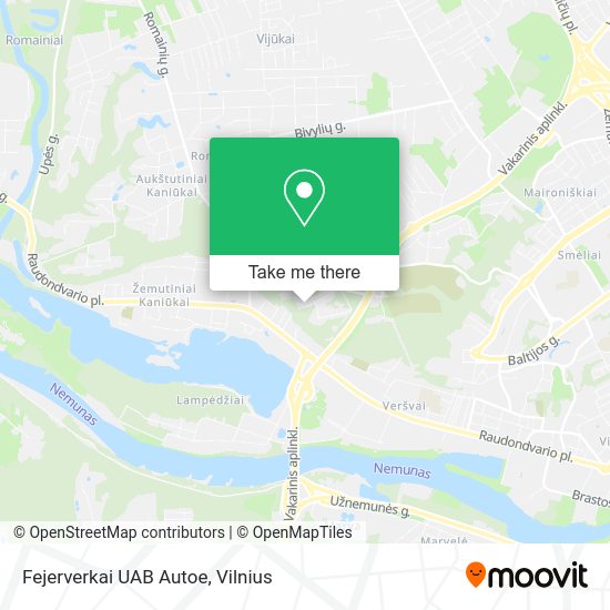 Карта Fejerverkai UAB Autoe