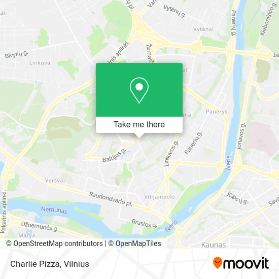 Карта Charlie Pizza