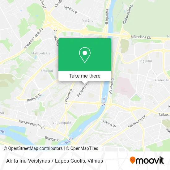 Карта Akita Inu Veislynas / Lapės Guolis