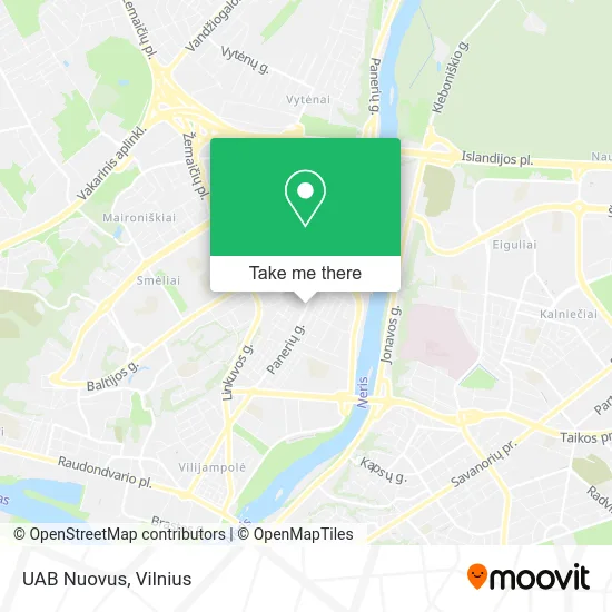 Карта UAB Nuovus