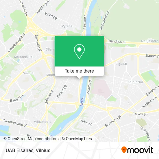 Карта UAB Elsanas