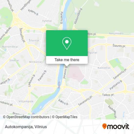 Карта Autokompanija