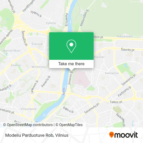 Карта Modeliu Parduotuve Rob