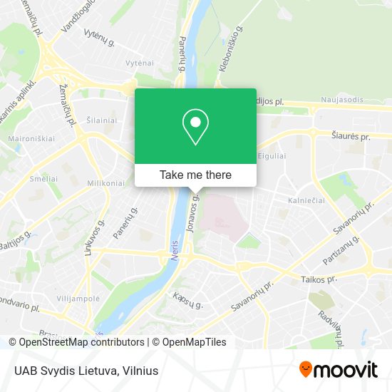 Карта UAB Svydis Lietuva