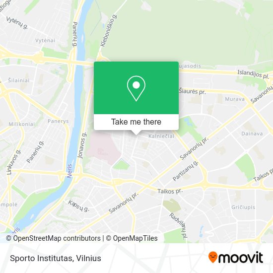 Карта Sporto Institutas