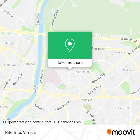 Карта Ritė Bitė