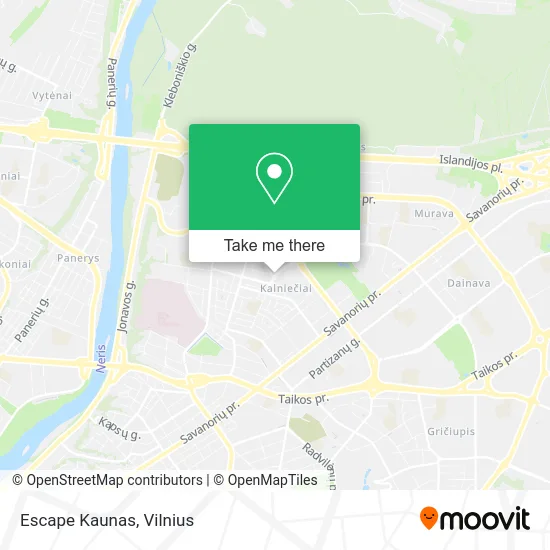 Карта Escape Kaunas
