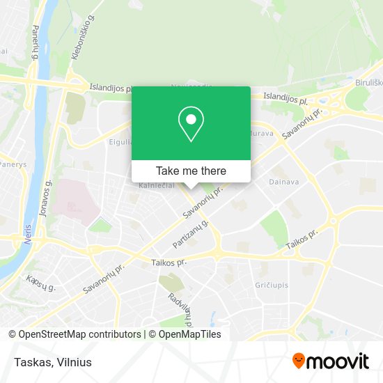 Карта Taskas