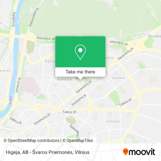 Карта Higėja, AB - Švaros Priemonės