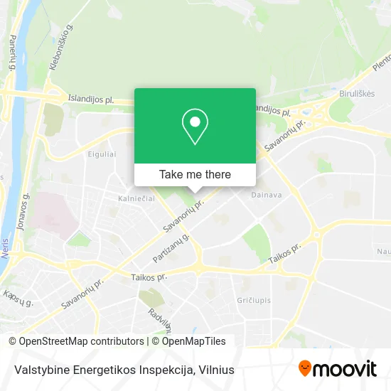 Карта Valstybine Energetikos Inspekcija