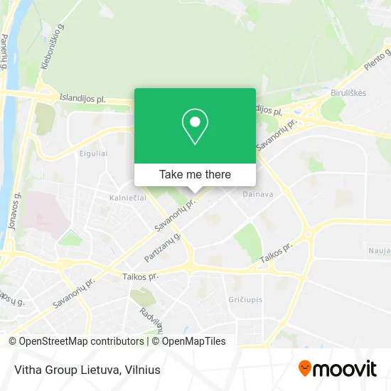 Карта Vitha Group Lietuva