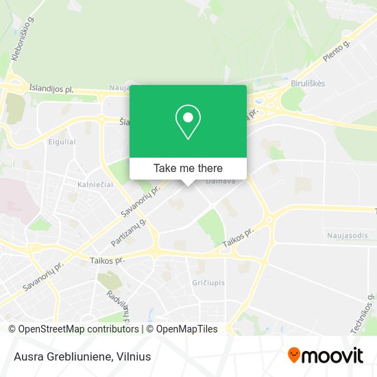 Карта Ausra Grebliuniene