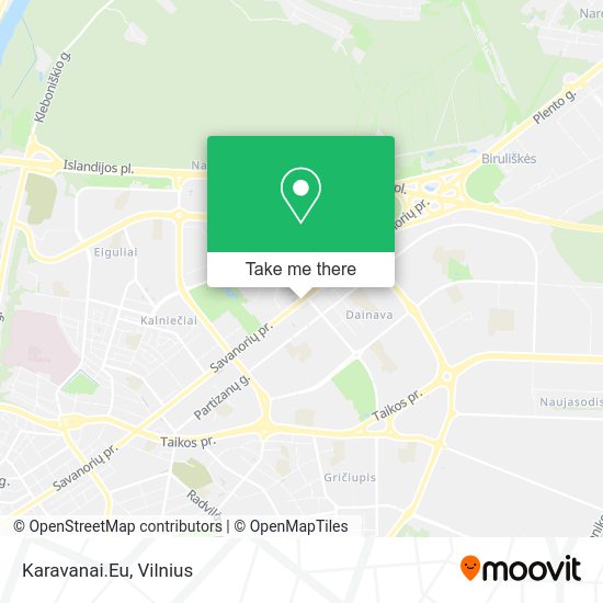 Карта Karavanai.Eu