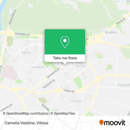 Camelia Vaistine map