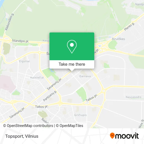 Карта Topsport