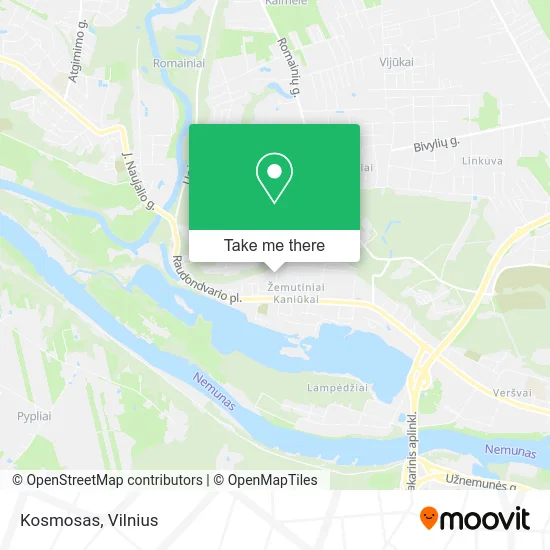 Карта Kosmosas