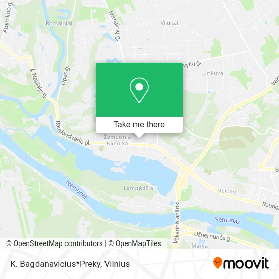 Карта K. Bagdanavicius*Preky