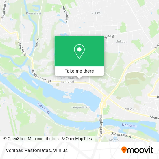 Карта Venipak Pastomatas