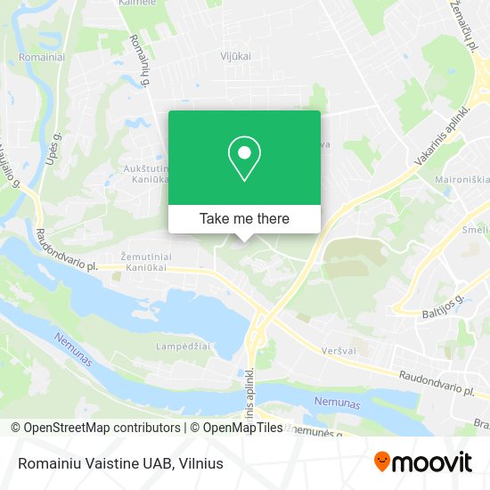 Карта Romainiu Vaistine UAB